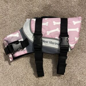 West Marine Pink Dog Life Jacket